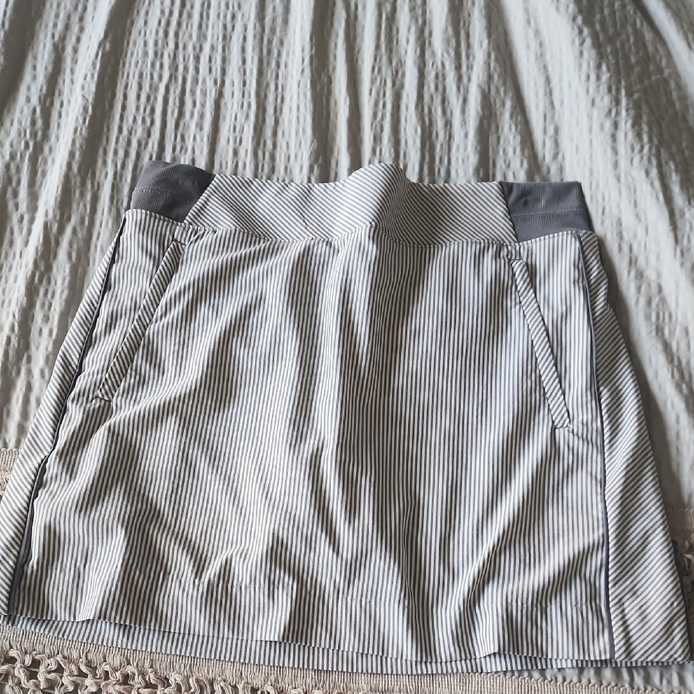 Brooklyn Striped Mini Skort! with Pockets